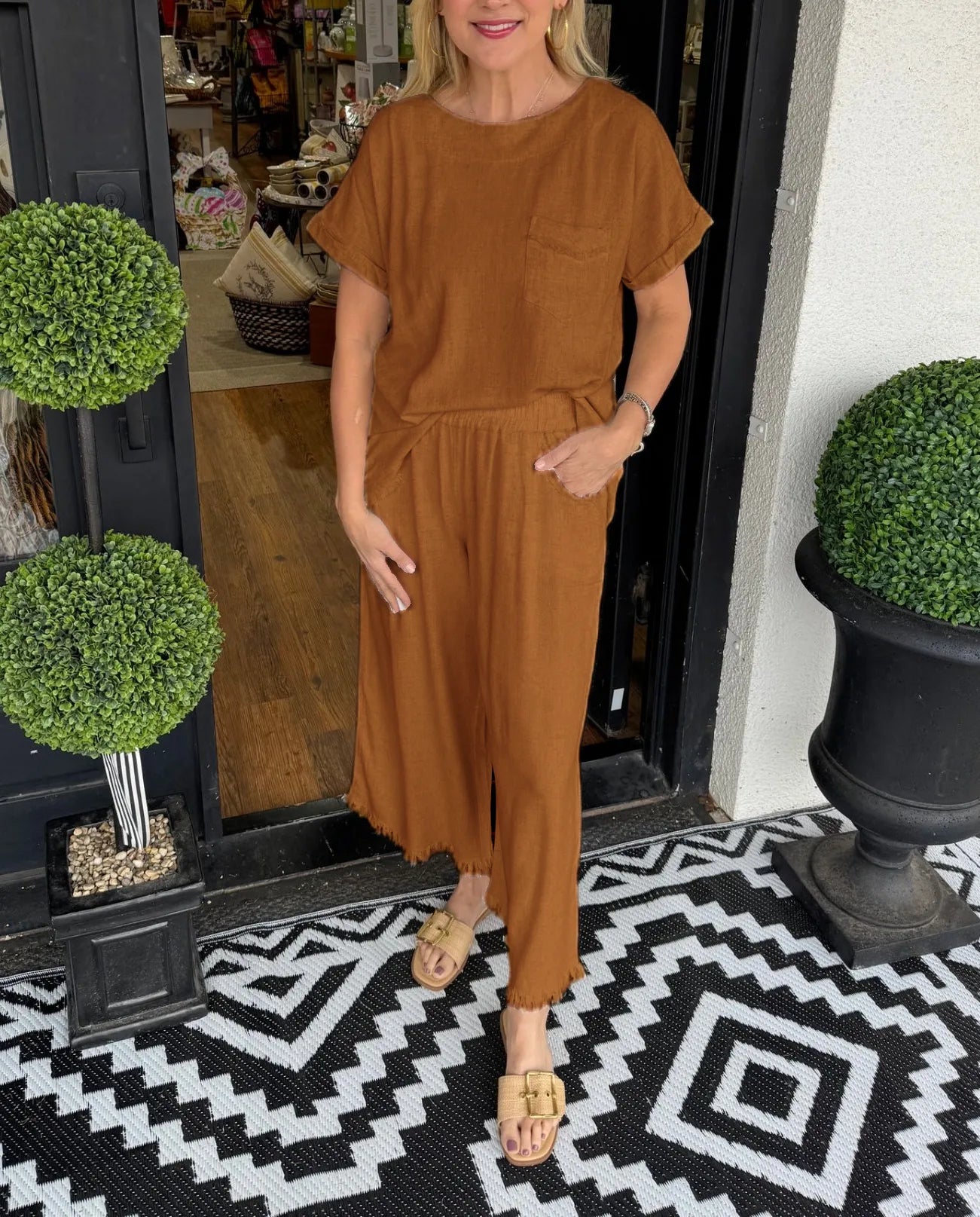 CLEARANCE🔥 Women's Linen Lounge Set ( Buy 2 Free Shipping )