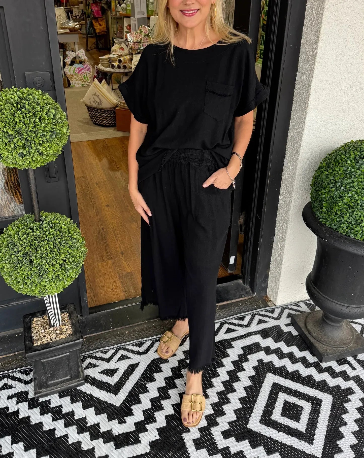 CLEARANCE🔥 Women's Linen Lounge Set ( Buy 2 Free Shipping )