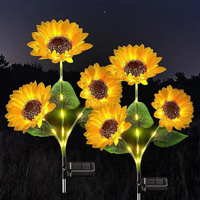 🌻母亲节特惠🌞太阳能LED向日葵花园灯-29.6英寸/74厘米