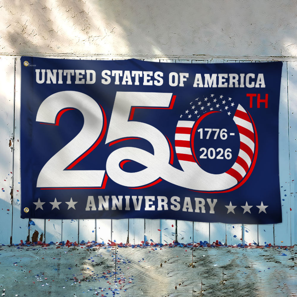 1776 2026 美国250周年纪念旗帜装饰 3天发货