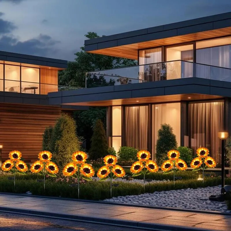 🌻Mother's Day Sale🌞Solar LED Sunflower Garden Lights-29.6inch/74cm