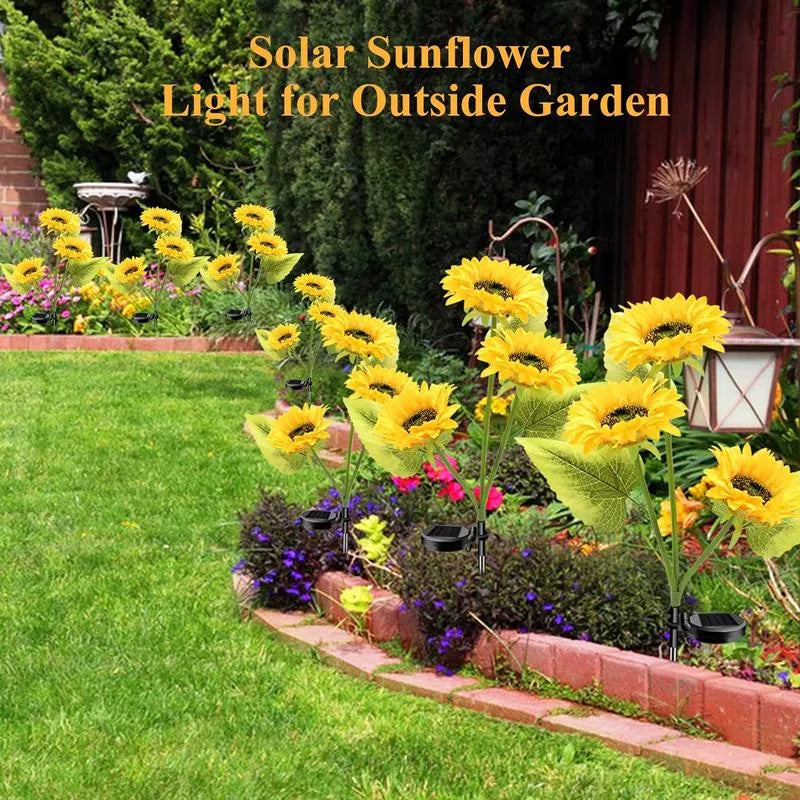 🌻Mother's Day Sale🌞Solar LED Sunflower Garden Lights-29.6inch/74cm