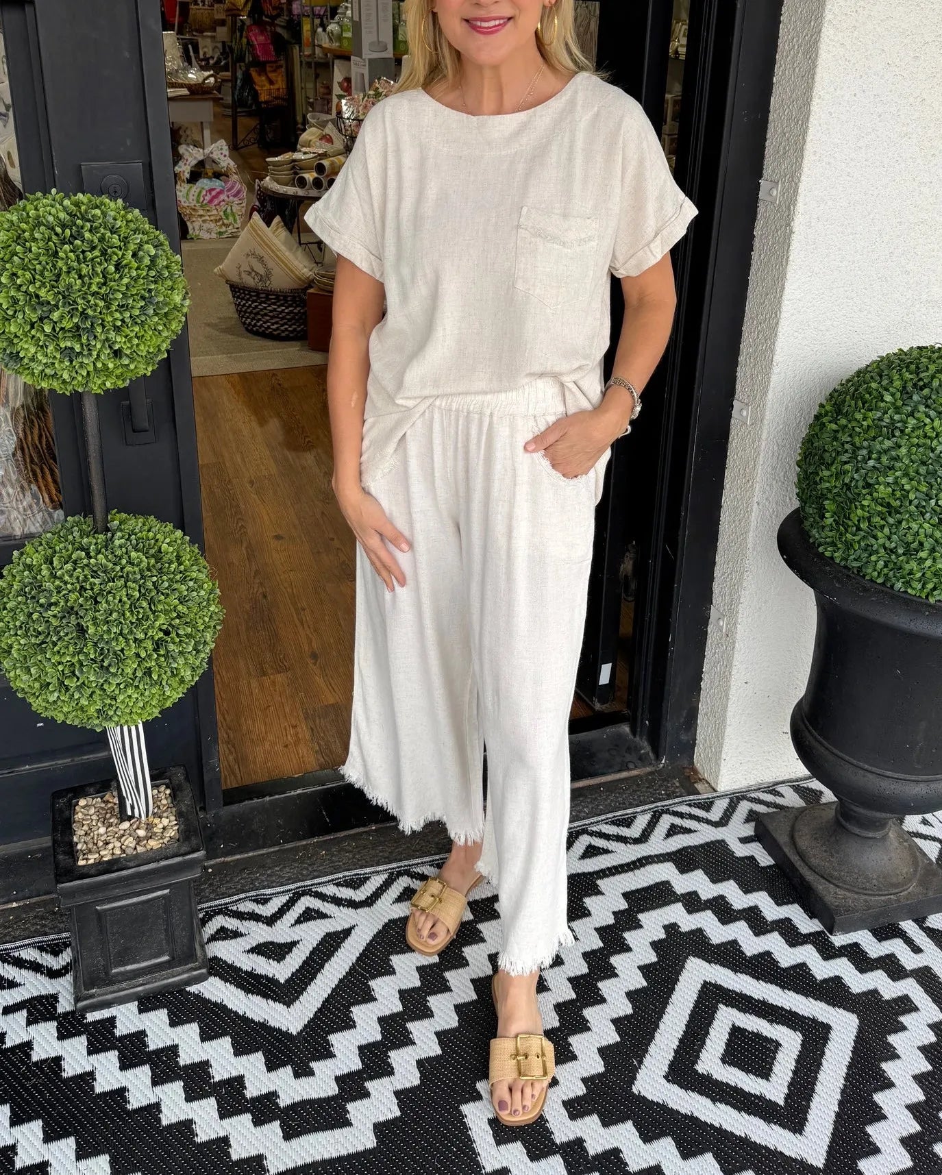 CLEARANCE🔥 Women's Linen Lounge Set ( Buy 2 Free Shipping )